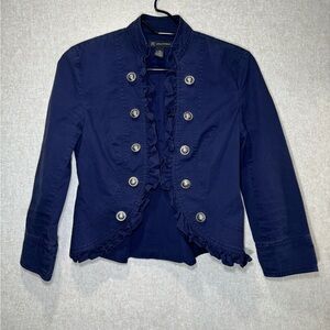 International Concepts Military-Inspired Jacket Victorian Castlecore Blazer XS